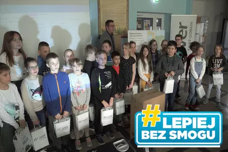 #LepiejBezSmogu - konkurs w Szkole Podstawowej nr 8 w Gliwicach - zwycięska klasa