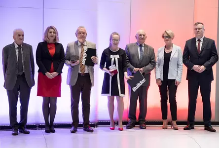 TopBuilder 2022 - Nagrody w imieniu SGCP odebrali Agnieszka Gładysz i Krzysztof Siemak