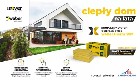 System ociepleń ETICS - ISOVER i WEBER 