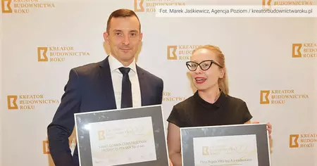 Kreator Budownictwa Roku 2022 - Mateusz Bagnecki i Agnieszka Gładysz