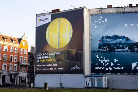 Reklama bilboard isover