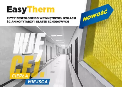 wprowadziliśmy maty z wełny mineralnej szklanej z welonem do izolacji poddaszy Super-Mata Plus PRO i Super-mata PRO oraz rozszerzenie portfolio o nową kategorię: Płyty zespolone do izolacji wewnętrznej – EasyTherm