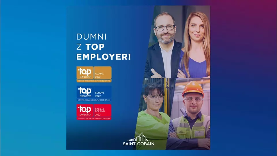 Top Employer Global 2022 dla Grupy Saint-Gobain
