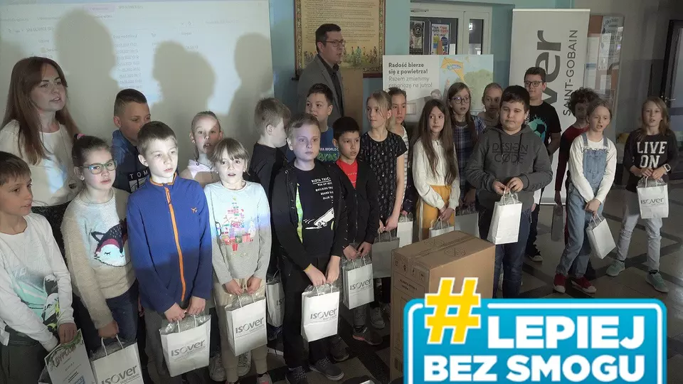 #LepiejBezSmogu - konkurs w Szkole Podstawowej nr 8 w Gliwicach - zwycięska klasa