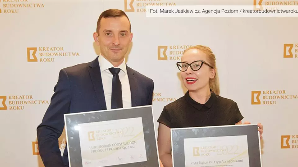 Kreator Budownictwa Roku 2022 - Mateusz Bagnecki i Agnieszka Gładysz