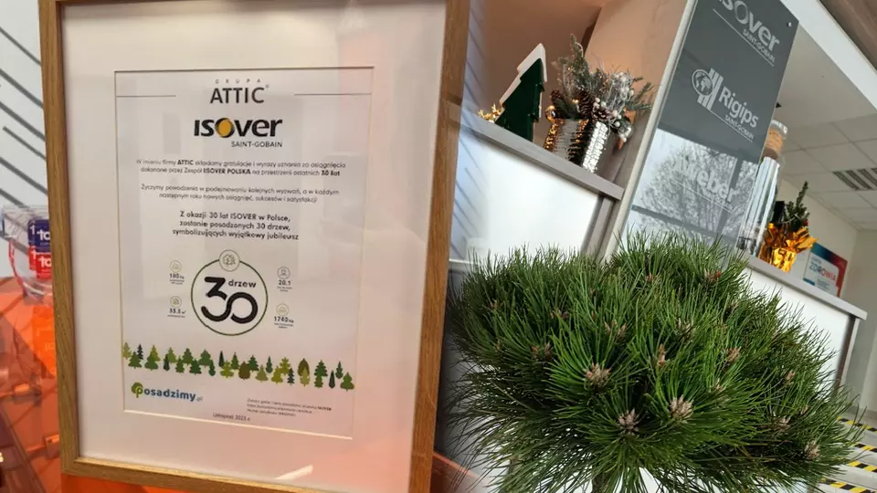 30 drzew na 30-lecie ISOVER - niezwykły prezent od Attic
