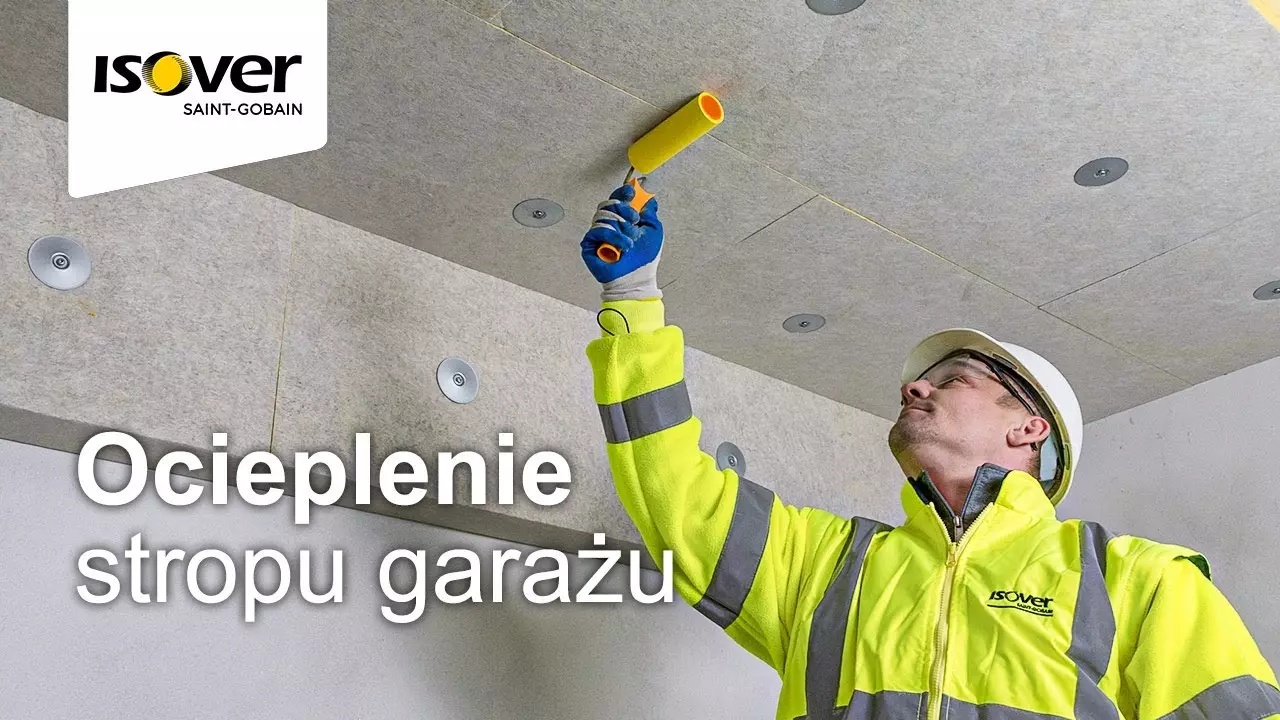 Ocieplenie stropu garażu - ISOVER Stropmax 31. Izolacja wełną mineralną bez kleju krok po kroku. thumbnail