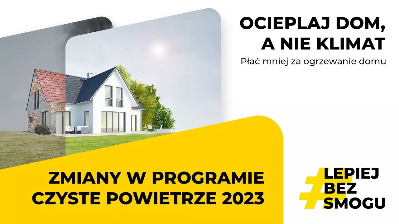 Ociepl dom a nie klimat. Zmiany w CZYSTE POWIETRZE 2023. Studio #LepiejBezSmogu #lbs thumbnail