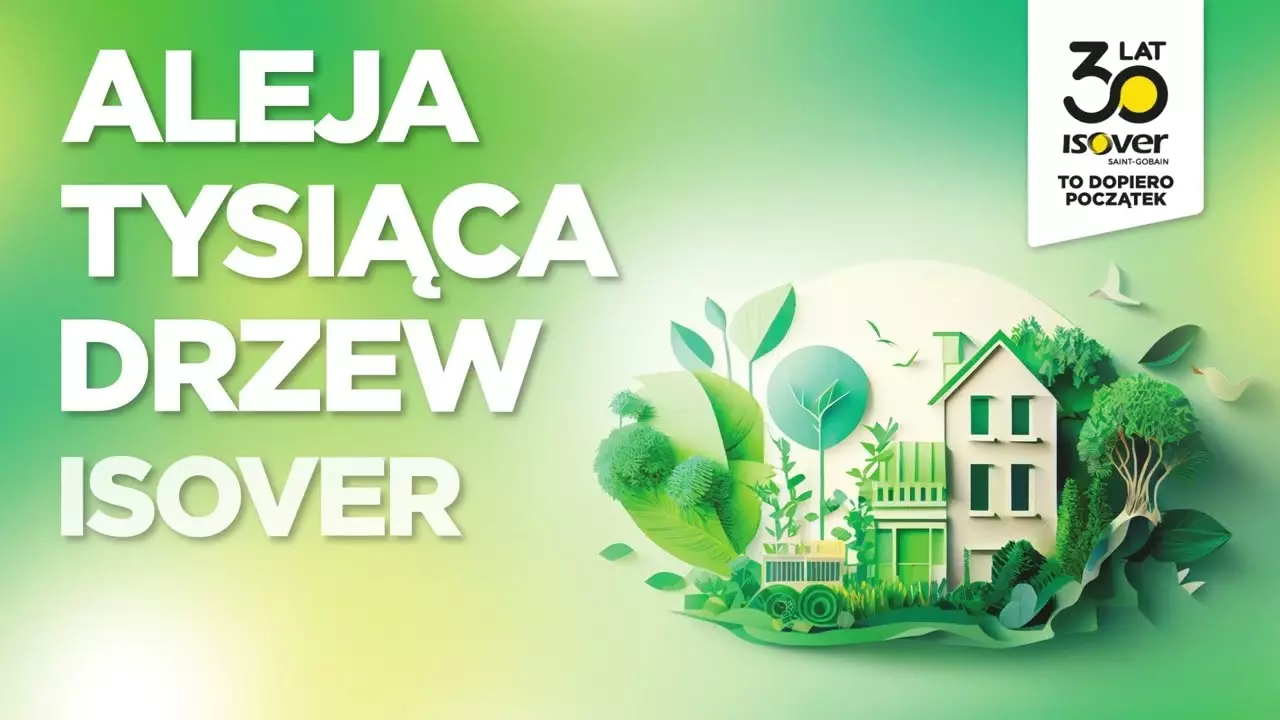 Posadziliśmy Aleję tysiąca drzew w Gliwicach. "Małe kroki Wielka Zmiana" #ISOVER thumbnail