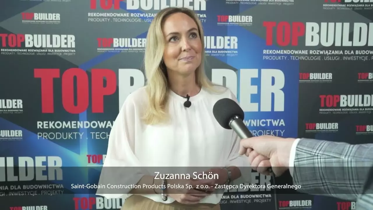 Gala TopBuilder 2023 - Zuzanna Schön, Zastępca Dyrektora Generalnego ds. Marketingu w Saint-Gobain thumbnail